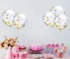 36-inch round transparent Party Decoration paper balloon new hot wedding layout large confetti balloons wholesale