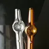 Rookpijp Mini Hookah Glass Bongs Kleurrijk metalen gevormde nieuwe gekleurde puntige pijp