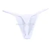 Męskie bieliznę seksowne stringi bikini g-strings bieliznę gładka jedwabna elastyczna elastyczna elastyczna elastyczna mody mężczyźni mody męskie thong bieliznę soft2729