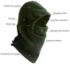 Toute nouvelle capuche thermique en plein air cyclisme Ski hiver coupe-vent masque complet chapeau huit couleurs livraison directe