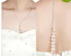 fashion Sexy Bride long tassel bohemian backdrop choker necklaces for women pearls statement jewelry necklaces chains wholesale