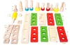 Baby Toys Kids Wooden Multifunctional Tool Set Maintenance Box Wooden Toy Nut Combination Chirstmas/Birthday Gift