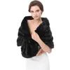 High Quality Faux Fur Warm Jackets New Arrival Faux Fur Women Wrap Cheap Fur Bolero Fashion Bridal Capes Female Shawls