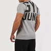 Marque Hommes T-shirt Été Crossfit Fitness Chemises Pour Hommes Mode GYM lettre imprimé Bodybuilding Manches Courtes Vêtements Coton Tee306I