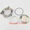 Caixa de relógio de pulso de aço inoxidável prateado 40mm, ajuste eta2836 miyota 8205 8215 821a mingzhu dg2813 3804 movimento p707193i