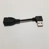 90度右角度USB 2.0男性から女性のデータケーブル拡張ワイヤー10cm 25cm 40cm