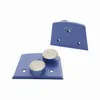 KD-B30 Lavina Diamond Grinding Shoes Diamond Grinding Disc with Two Round Segments for Concrete and Terrazzo Floor 9 Pieces One Set