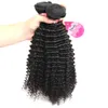 Brazilian Peruvian Malaysian Hair Natural Curly Human Jerry Curl Hair Weaves 4 Bundles Unprocessed Vrigin Hair Extensions For Black Women