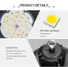 LED High Bay Light 50W 100W 150W 200W UFO 6000K 20000Lm IP65 AC85-265V LED Luci di inondazione Lampada Highbay da miniera in alluminio