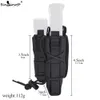 SINAIRSOFT Taktische Doppel Decker Magazintasche 1000D Nylon Mag Pouch Pistole Gewehr Molle Holster Holster Für M4 M16 AK 1911 G17