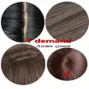 Y D-Men Hair Wigs Médio Chocolates Brown Cor Moda Super Estrela Modelo Curto Peruca Para Os Homens Peruca Encaracolado