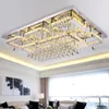 Роскошные люстры Современный светодиодный потолочный светильник квадратная лампа K9 Crystal для гостиной спальня ресторан