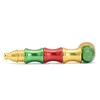Metal Mini Pipes Color Stitching 99mm Colorful Mini Smoking Pipe Tube Portable Unique Design Many Styles Easy To Carry