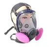 Face Full Face ao ar livre Máscara de ciclismo Respirator Gas Anti-Dust Safety com filtro de algodão para pintura da indústria