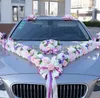 Artificial flower rose Korean wedding car decoration set car flower festival festive wedding supplies