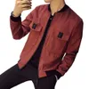 2018 Spring Autumn New Youth Suede jacket Fashion Casual Street Style Solid Colors Simple Chest Pocket Big Short Personality