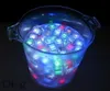 Flash LED Ice Cube Polychrome Flashing Cubes Liquid Sensor Glowing Color Submersible Lamp Light Up Bar Club Wedding Party Champagne