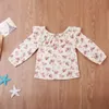 아이 키즈 아기 소녀 의류 세트 긴 소매 탑 셔츠 꽃 투투 스커트 2pcs 귀여운 의상 옷 세트
