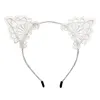 Rollspel Sexy Cat Ears Lace Headband för kvinnor Lesbisk Fetisch SM Bondage Erotiska Leksaker Vuxen Spel Sexleksaker för par