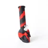 Multi Color Silicone Skull Bong Hookahs 8.7 inch Height Silicone Water Pipe Glass water pipe silicone oil rig