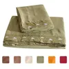 Wholesales!!Decor Collection Bedding Set Deep Pocket Fitted Sheet Bed Cover Pillow Cases