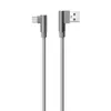 90 graden rechte hoek Type C-kabels Micro-USB-kabel Snel opladen Ladersnoer Draad 1 m/3 ft Universeel voor Android-kabel