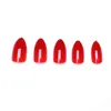 100pc Stiletto Fake Nails Designs Faux Ongles Full Cover False Nails Artificial Tips 8 Different Colors Optional Nails Salon