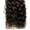 Real Remy I Tip Extensions de cheveux humains 100g Kinky Curly On the Keratin Capsule Fusion Hair