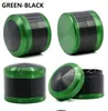 Alumínio Grinder Tabacoo Grinder Convex Cap Crusher 4 peças Herbal Grinder Dia 63 milímetros 5 cores Acessórios para fumar