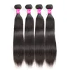 Goedkope 8A Grade Braziliaanse Maagd Haar Rechte Onverwerkte Menselijke Haarbundel Indische Weefsels Body Wave 4 Bundels 8 Inch Hair Extensions WEFTS