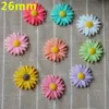 200PCS / Lot Resin Cartoon Daisy Flatback Scrapbooking Cabochon DIY för hårbåge rep / huvudbonader / hantverk ram gör embellishments hantverk