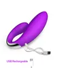 Waterproof Wireless Remote Control Dual Vibrator For Women Sex Toys USB Charging G Spot Message Clitoral Stimulator Sex Vibrator S18101808