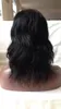 Parrucca corta dell'onda del corpo dei capelli umani Parrucca piena del merletto brasiliano con nodi candeggiati Parrucca Bob dell'onda del corpo della parte centrale a U Spedizione veloce