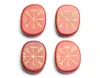 4pcs Chakra Natural Cuarzo Amatista Lapislázuli Ojo de tigre Piedra Grabado Cristal Reiki Curación Nórdico antiguo Vikingo Runa Vegvisir Brújula Símbolos Conjunto