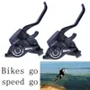 21 Speed Bicycle Shifter Brake Conjoined DIP Derailleurs Mountain Bike Road Handle Crank Levers Left 3 Right 7 Brake Shifter Set
