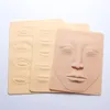 Maquillaje permanente de silicona 3D tatuaje práctica del entrenamiento de la piel falsa en blanco de ojos labios rostro Para Microblading máquina de tatuaje Beginne