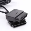 1.8m Gamepad Game Controller Extension Cable Cord for Playstation 2 PS1 PS2 Console Black DHL FEDEX EMS FREE SHIP