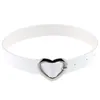 Love Heart Charm Choker Collear Ожерелие колье с пряжками для женщин для женщин модные украшения и песчаные