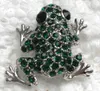 Hela Crystal Rhinestone Small Frog Pin Brooch Fashion Jewelry Gift C7547524770