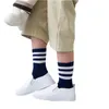 Neue Herbst-Kind-Socken-Baby-Kind-Jungen-Mädchen Socken Streifen Baumwolle Kind Fuß warme Socken 14144