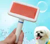 Hot Koop Rood Puppy Haarborstel Kat Dog Grooming Pet Gilling Borstel Zachte Slicker Kam voor Honden Snelle Clean Tool Pet Supplies A826