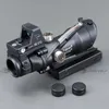 Trijicon ACOG 4x32 OPTIC SCOPE RIFLESCOPE CAHEVRON RETICLE Fibergrön röd upplyst optisk syn med RMR Mini Red Dot Sight