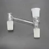 Dropdown Adapter Smoking Glass Reclaimer Kit for Glass Bong Water Pipes Come with Keck Clip