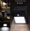 태양 충전식 LED 태양 전구 야외 정원 램프 장식 PIR 모션 센서 밤 보안 벽 빛 방수