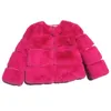 Nuove ragazze invernali Cappotto Elegante Bambina Elegante Giacche di pelliccia Faux e cappotti di spessore caldo Parka Kids Giacca Capispalla BC452