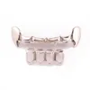 Conjunto completo de dientes de Hip Hop Grillz, joyería para parrilla dental superior e inferior, regalos de Halloween, tapa de diente personalizada, joyería para el cuerpo americana 9453524