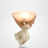 Resina Swing Flower Angel Bedroom Lamp Lampada da parete Europeo Vintage Club Corridoio Parete Sconce Balcone Portico Corridoio in cornice Applique da parete Applique