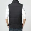 Veste d'hiver hommes décontracté nouveaux hommes vers le bas manteau gilet veste bouton conception courte mince vers le bas coton hommes gilet vestes courtes Clothes214G