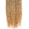 Micro Loop Nano Curly Ring Hårförlängningar 1g / s 300g Curly Human Hair Fusion Remy Natural Hair