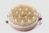 Bathing Shower Massage Brush Bristles Brushes Massage Body Brush Wooden Shower Bath Exfoliating Body Wash Scrubber